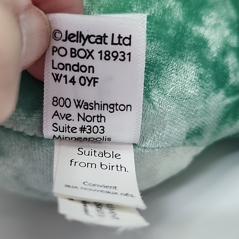 Jellycat Coral Cutie Light Green Plush - Picture 12 of 15